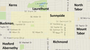 Sunnyside neighborhood map